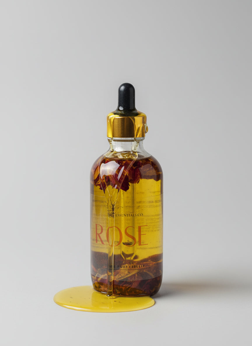 Rose Infused Body Oil 4oz - Imagen 2